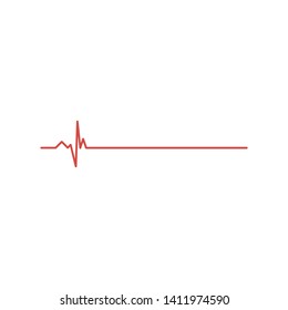 Heartbeat Line Illustration EPS Vector