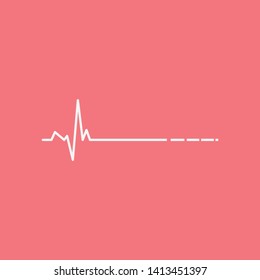 Heartbeat Line Illustration EPS Vector