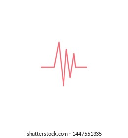 Heartbeat Line Illustration EPS Vector