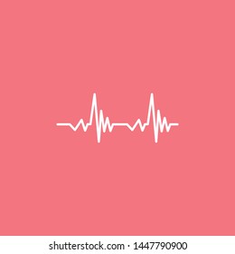 Heartbeat Line Illustration EPS Vector