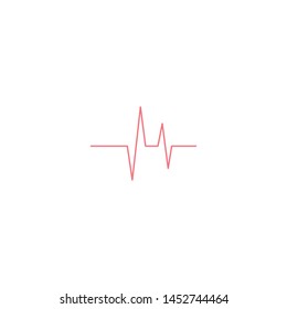 Heartbeat Line Illustration EPS Vector