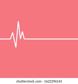Heartbeat Line Illustration EPS Vector