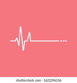 Heartbeat Line Illustration EPS Vector