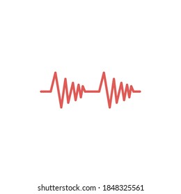 Heartbeat Line Illustration EPS Vector