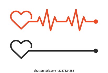 Heart With Beat Clipart PNG Images, Heart Beat Icon Vector Design, Heart  Icons, Beat Icons, Heart PNG Image For Free Download