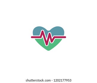 Heartbeat logo illustration