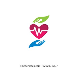 Heartbeat logo illustration