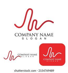 Heartbeat  logo and symbol template design element
