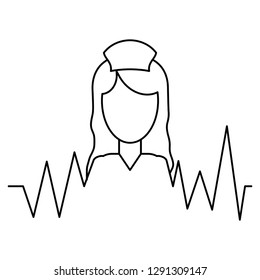 heartbeat nurse icon image