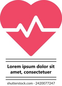 icono de pulso de latido cardíaco. más conjunto de iconos cardíacos de cardiograma. Fondo del latido cardíaco. Línea de latido cardíaco con forma de corazón. icono de latido de corazón