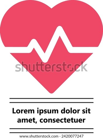 heartbeat pulse icon. plus Cardiogram heart icon set. Heart beat background. Heartbeat line with the shape of a heart. heart beat pulse flat icon
