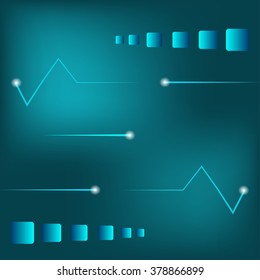 Heartbeat pulse line