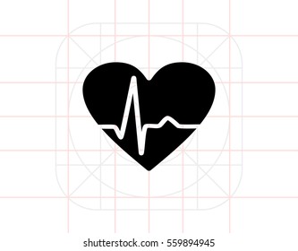 Heartbeat Rate Icon