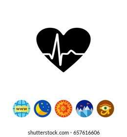 Heartbeat Rate Icon