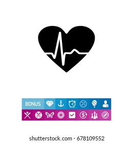 Heartbeat Rate Icon