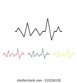 Heartbeat symbol