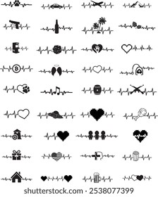 Heartbeat  vector art.Which you can use in your design very easily