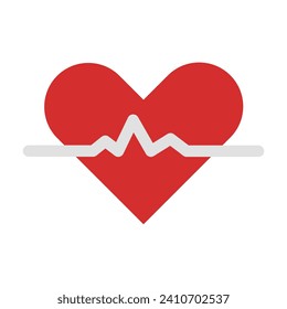 Icono Plano De Vector De Latido Para Uso Personal Y Comercial.

