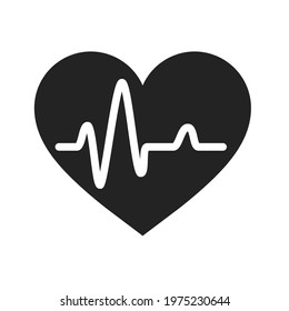 Heartbeat Vector Graphs Of A Fast Heartbeat From Caffeinated Morning Coffee.