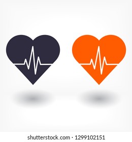 Heartbeat  vector icon