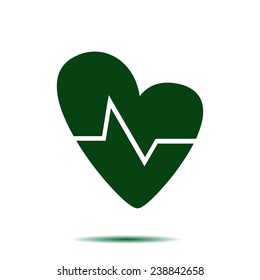 heartbeat vector icon