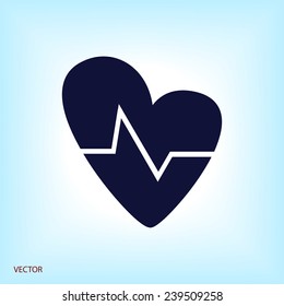 heartbeat vector icon