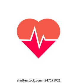 heartbeat vector icon