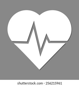 heartbeat vector icon