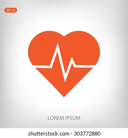 heartbeat vector icon