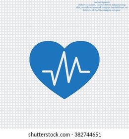 heartbeat vector icon