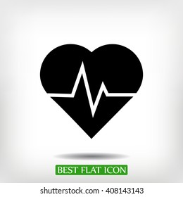 heartbeat vector icon