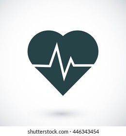 heartbeat vector icon