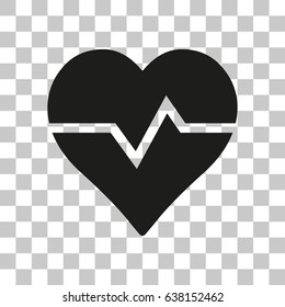 Heartbeat vector icon