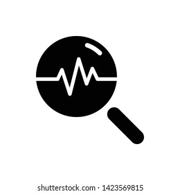 Heartbeat Vector Icon Design Template