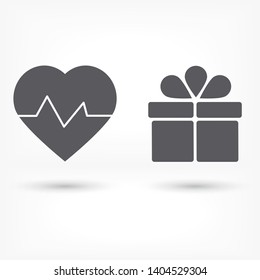 heartbeat Vector icon . Lorem Ipsum Illustration design