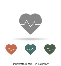 heartbeat Vector icon . Lorem Ipsum Illustration design