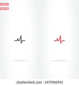heartbeat Vector icon . Lorem Ipsum Illustration design