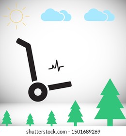 heartbeat Vector icon . Lorem Ipsum Illustration design