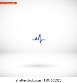 heartbeat Vector icon . Lorem Ipsum Illustration design