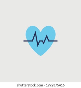 cardiopatía vectorial de latido icono de pulso