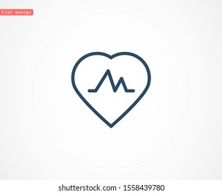 heartbeat vector icon pulse Line  , heartbeat vector icon pulse Line best flaticon, heartbeat vector icon pulse Line pulse illustration EPS 10.  