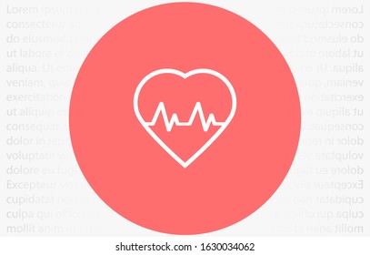 heartbeat vector icon pulse Line , heartbeat vector icon pulse Line best flaticon, heartbeat vector icon pulse Line pulse illustration EPS 10.