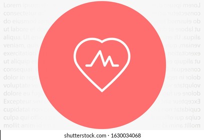 heartbeat vector icon pulse Line , heartbeat vector icon pulse Line best flaticon, heartbeat vector icon pulse Line pulse illustration EPS 10.