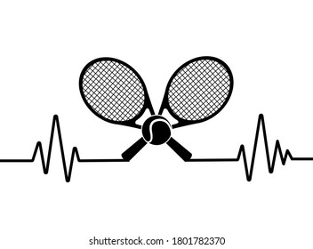 491 Tennis heartbeat Images, Stock Photos & Vectors | Shutterstock