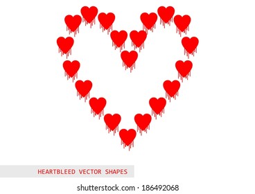 Heartbleed openssl bug vector shape