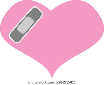 me rompe el corazón o divorcio icono de vector plano para aplicaciones y sitios web