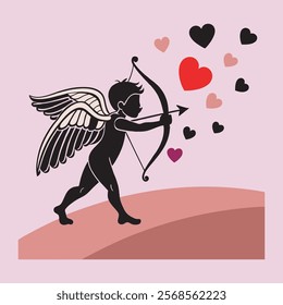 Heartfelt Creations: Valentine's Day Decorative Elements. Creative Valentine’s Day gift packaging elements.