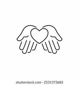 Vector de signo de icono de cuidado del hogar