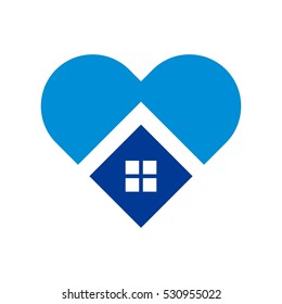 hearth and home logo vector.