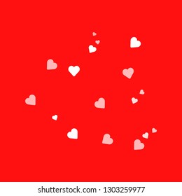 Hearth icon. Valentine day. Vector flat design